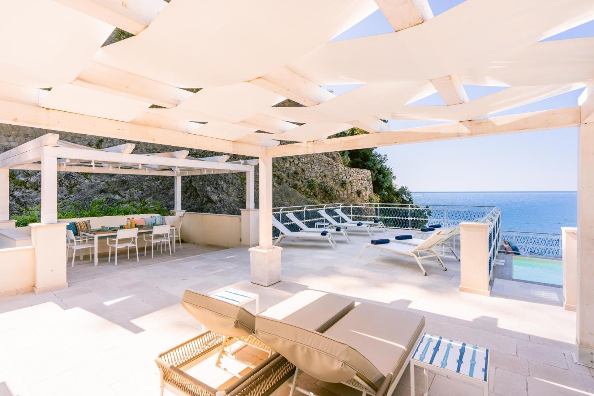 Acquachiara Seaside Luxury Villa In Amalfi Coast Maiori Exteriér fotografie