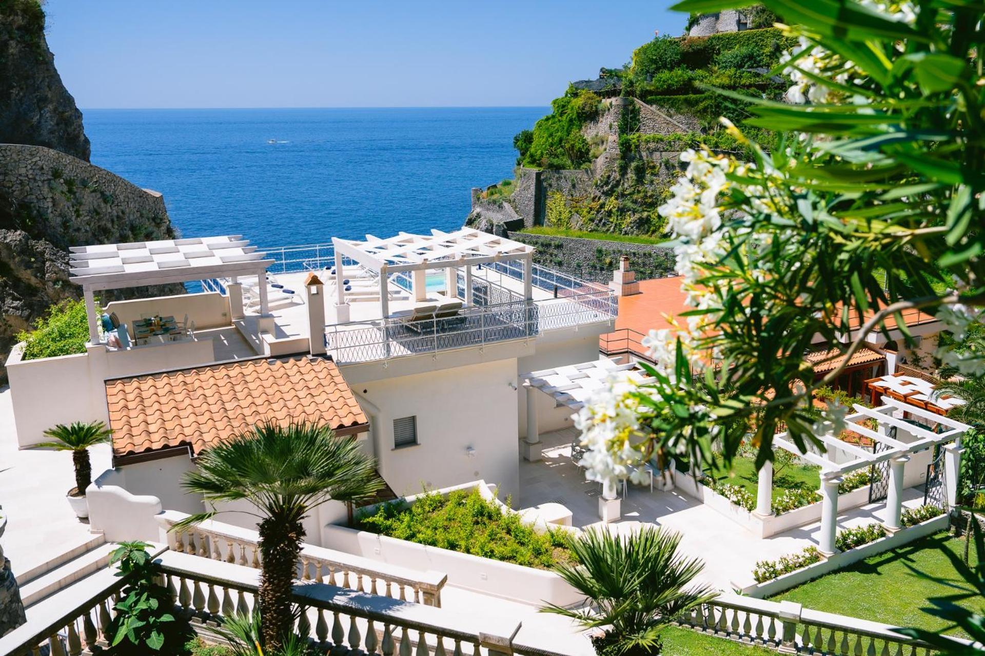 Acquachiara Seaside Luxury Villa In Amalfi Coast Maiori Exteriér fotografie